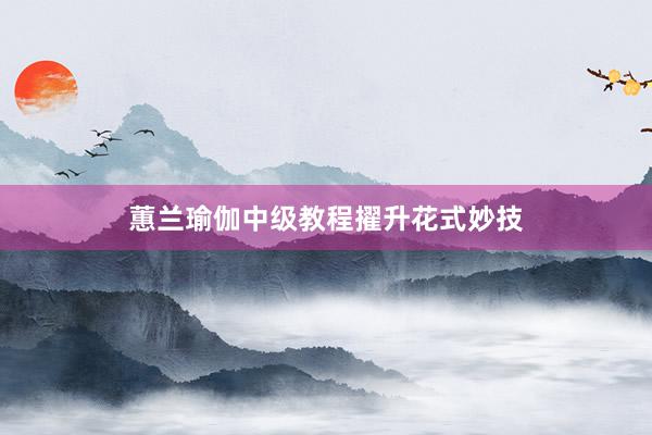 蕙兰瑜伽中级教程擢升花式妙技